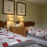 The twin bedroom - the Sussex Room